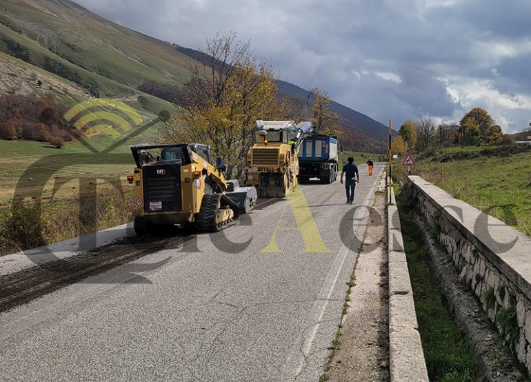 Provincia dell’Aquila: avviati lavori urgenti tra Villetta Barrea e Passo Godi