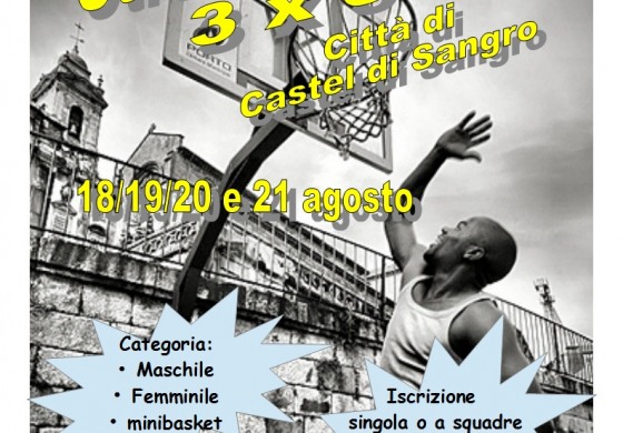 Castel di Sangro, Tornei e divertimento dal 18 al 21 agosto con "Nuova Sangro Basket"