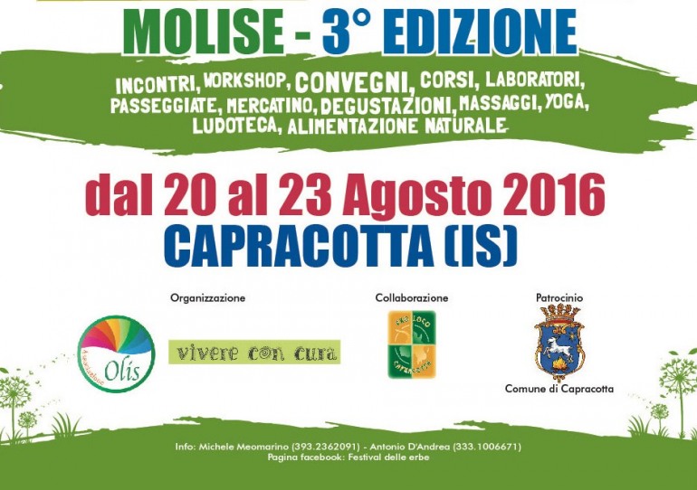 3^ edizione del Festival delle erbe a Capracotta