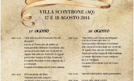 Villa Scontrone: il 17 e 18 agosto la “Festa del Brigante”  tra musica, divertimento e tradizione