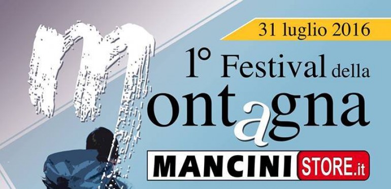 1° festival della montagna a Castel di Sangro, organizza ‘Mancini Store’