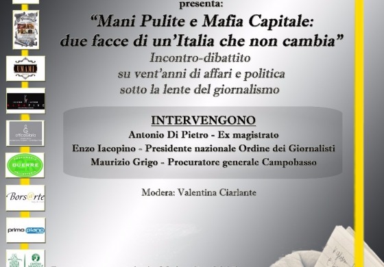 Memorial Francesco Casale, "Mani pulite e mafia capitale: due facce di un'Italia che non cambia"