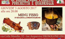 Acquevive di Frosolone, all'Orso delle Vigne: polenta, porchetta e quadriglia