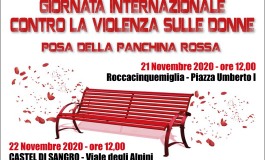 Panchina Rossa, il simbolo contro la violenza sulle donne anche a Castel di Sangro