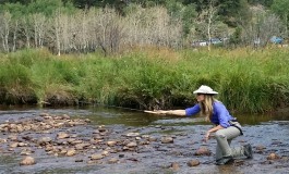 Pesca a tenkara, primo raduno al convento della Maddalena di Castel di Sangro