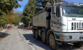 Pescocostanzo - Cansano, partiti i lavori per il rifacimento del tratto stradale