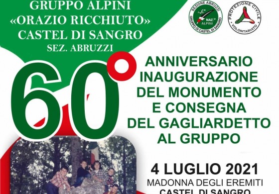 Madonna degli Eremiti a Castel di Sangro, si festeggia il 60° anniversario del Monumento ai Caduti