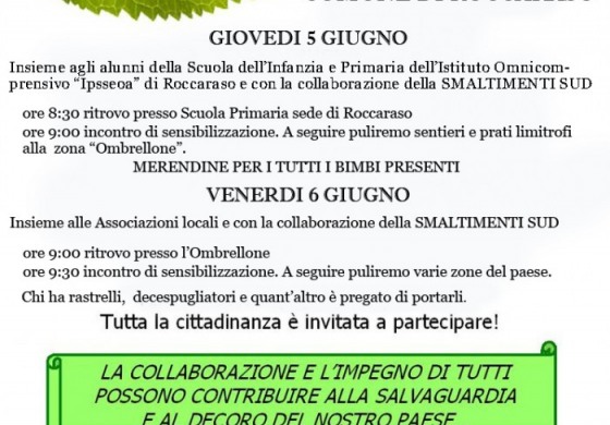 Roccaraso più pulita con le giornate ecologiche