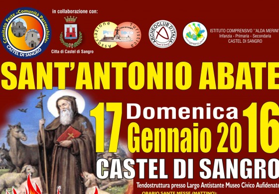 Castel di Sangro si prepara a festeggiare Sant'Antonio Abate