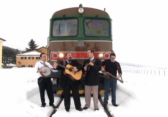 Esclusivo - Sul treno storico con 'Ruben & Matt and the Truffle Valley boys"