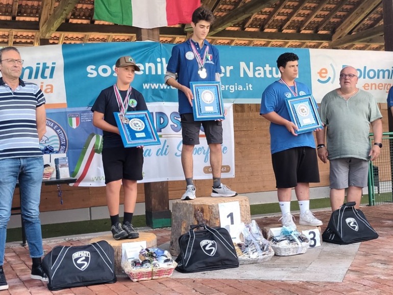 Valerio Di Vitto Vice Campione Italiano Juniores di Pesca a Mosca a Trento